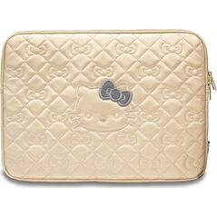 Etui Sourcing Hello Kitty Sleeve HKCSZPEKHBPD 14" gold/gold Zip PU Quilted Bows