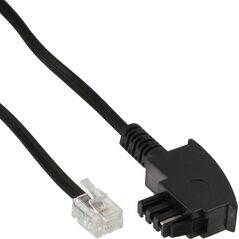 InLine InLine® TAE-F cable, for Import, TAE-F to 6P4C, 1m