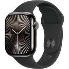 Smartwatch Apple Watch 10 GPS + Cellular 46mm Slate Titanium S/M Czarny  (MWYD3QF/A)