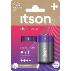 itson itsPOWER battery Alkaline LR14IPO/2CP
