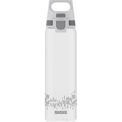 SIGG SIGG drinking bottle Total Clear One MyPlanet "Anthracite" 0.75L (transparent/grey, one-hand closure ONE)