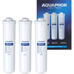 Aquaphor Aquaphor Morion Duży serwis - Komplet 3 wkładów do filtra Morion [K2, K5, K7M]