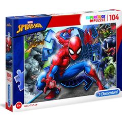 Clementoni Puzzle 104 elementy Super Kolor - Spider-Man
