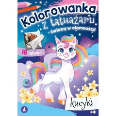 Skrzat Kolorow.z tatuażami świeci w ciemn.Kucyki 77087