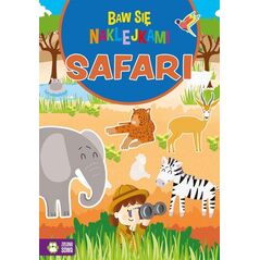 Zielona Sowa Baw się naklejkami Safari NW 91765