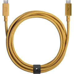 Kabel USB Native Union USB-C - USB-C 2.4 m Złoty (BELT-PRO2-KFT-NP)