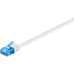 MicroConnect U/UTP CAT6A 10M White Flat - V-UTP6A10W-FLAT