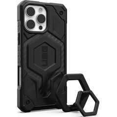 UAG UAG Monarch Pro Magsafe Bundle - obudowa ochronna do iPhone 16 Pro Max kompatybilna z MagSafe oraz podstawka Magnetic Ring Stand (carbon fiber / black)