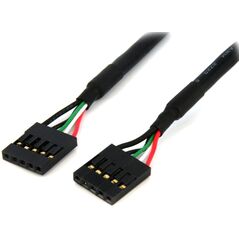 StarTech USB 5 pin - USB 5 pin, Czarny (USBINT5PIN24)