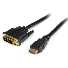 Kabel StarTech HDMI - DVI-D 1m czarny (HDDVIMM1M)