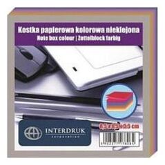 Interdruk Kostka kolor nieklejona