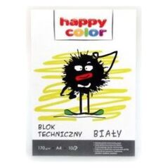 Happy Color Blok techniczny A3 10k biały 170g