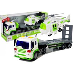 Lean Sport Auto Transporter na Baterie 1:16 z Helikopterem
