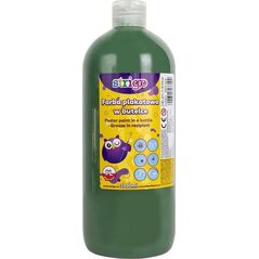 Strigo Farba plakatowa STRIGO w butelce, 1000 ml ciemnozielona