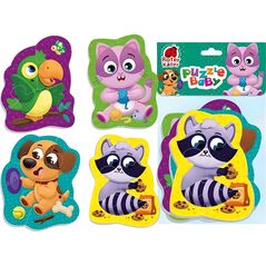 Roter Kafer Baby puzzle piankowe Zwierzęta domowe RK6010-05