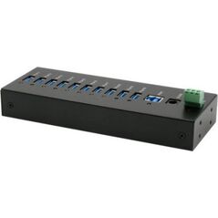 Exsys EXSYS EX-11230HMS 10 Port USB 3.2 Gen 1 HUB Din-Rail Kit und Wand VIA VL811+ Chipset