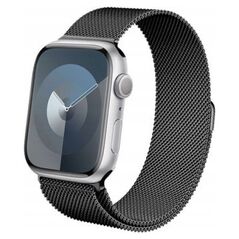 Crong Pasek Crong Milano Steel Apple Watch 4/5/6/7/8/9/SE/Ultra 42/44/45/49mm grafitowy
