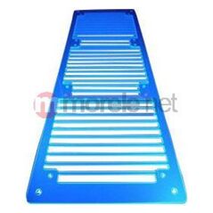 AC Ryan Osłona wentylatorów RadGrillz Stripes 3x120mm - Acryl UV Niebieski (ACR-RG20953)