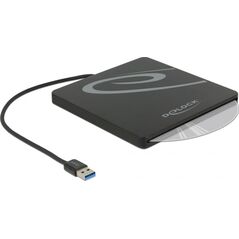 Kieszeń Delock 5.25″ Slot-in Slim SATA 9,5 / 12,7 mm do USB 3.0 (42604)