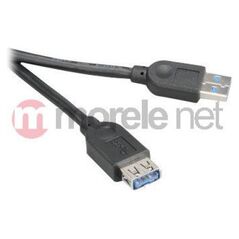 Kabel USB Akasa USB-A - USB-A 1.5 m Czarny (AKCBUB0215BK)