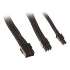 SilverStone PCIe 8-pin - PCIe 8-pin, 0.25m, Czarny (SSTPP07PCIB)