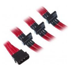SilverStone Molex - SATA, 0.3m, Czerwony (SSTPP07BTSR)