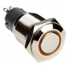 DimasTech Przycisk LED 16mm Pomarańczowy (PD009)
