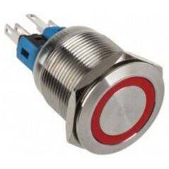 DimasTech Przycisk LED 22mm Czerwony (PD094)