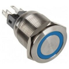 DimasTech Przycisk LED 22mm Niebieski (PD097)