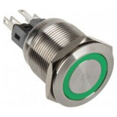 DimasTech Przełącznik LED 22mm Zielony (PD098)