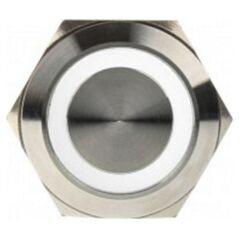 DimasTech Przycisk LED 22mm Biały (PD099)