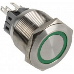 DimasTech Przycisk LED 25mm Zielony (PD062)