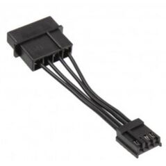 Kolink Molex - 4-pin Floppy, 0.05m, Czarny (KL-AC-MF01)