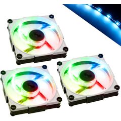 Wentylator In Win Aurora RGB 3-pack (AURORAFAN-3PK-BW)