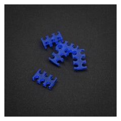 King Mod Services Grzebień na kable 6 otworów 4mm Niebieski 5 sztuk (ZUUV-176)