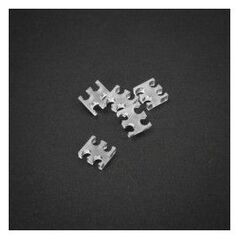 King Mod Services Grzebień na kable 4 otwory 4mm Przezroczysty 5 sztuk (ZUUV-162)