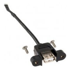 Impactics USB zew. - USB wew., 0.1m, Czarny (GEIP-036)