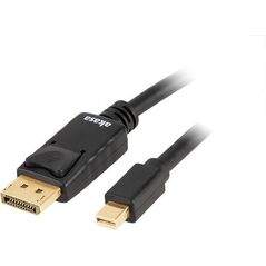 Kabel Akasa DisplayPort Mini - DisplayPort 2m czarny (AK-CBDP22-20BK)