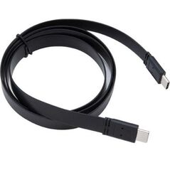 Kabel USB Akasa USB-C - USB-C 1 m Czarny (AK-CBUB46-10BK  )