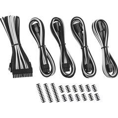 CableMod Zestaw kabli, Czarno-biały (CM-CAB-CKIT-N88KKW-R)