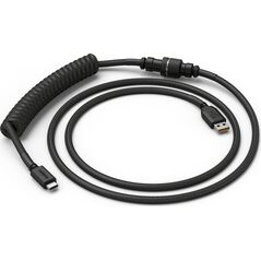 Kabel USB Glorious PC Gaming Race USB-A - USB-C 1.36 m Czarny (GLO-CBL-COIL-BLACK)