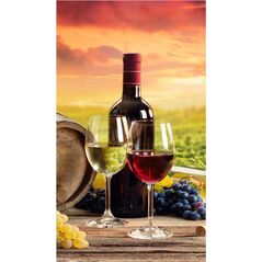 Jerry Fabrics Ręcznik bawełniany 70x140 Wino