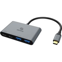 HUB USB Akasa AKASA Hub USB-C na 2x Typ-C + 2x Typ-A USB 3.2