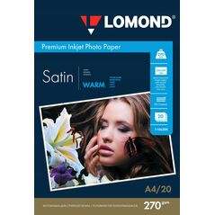 Lomond Lomond Premium Photo Paper Satin 270 g/m2 A4, 20 sheets, Warm