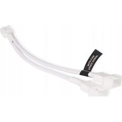 Kabel zasilający Alphacool Alphacool Y-Splitter 4-Pin auf 2x 4-Pin PWM 15cm - weiß