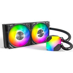 Chłodzenie wodne Montech Montech Hyper Flow ARGB AIO Wasserkühlung, schwarz - 240 mm