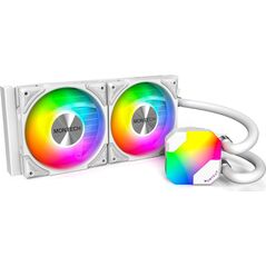 Chłodzenie wodne Montech Montech Hyper Flow ARGB AIO Wasserkühlung, weiß - 240 mm