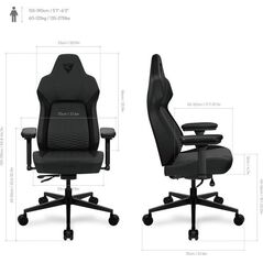 Fotel ThunderX3 ThunderX3 CORE Smart Ergonomischer Gaming Stuhl - Racer Black