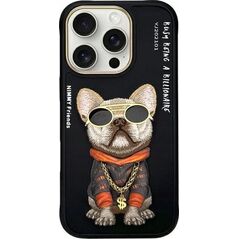 Nimmy iPhone 16 Pro Max 6.9" Case Black Glasses Cool Dog