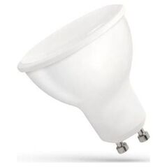 Spectrum LED Żarówka GU10 230V 6W SMD NW z mleczną szybką biała SPECTRUM